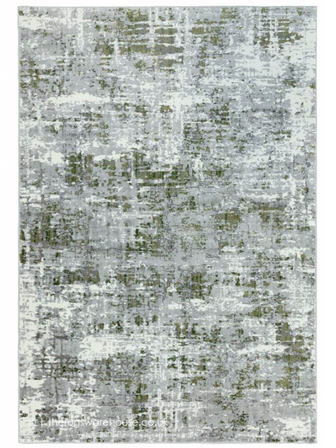 Orion Abstract Green Rug - 6