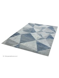 Orion Blocks Blue Rug - Thumbnail - 4