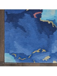 Prismatic Blue Multi Rug - Thumbnail - 7