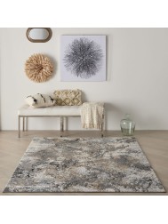 Manas Grey Multi Rug - Thumbnail - 2