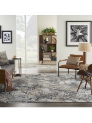 Manas Grey Multi Rug - Thumbnail - 6