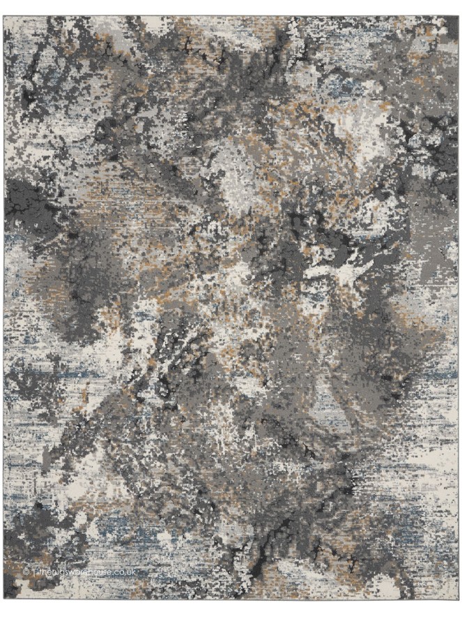 Manas Grey Multi Rug - 8