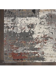 Suzak Grey Multi Rug - Thumbnail - 3