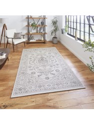 Miami Ivory Black Rug - Thumbnail - 2