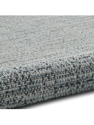 Tweed Outdoor Beige Blue Rug - Thumbnail - 4