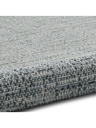 Tweed Outdoor Beige Blue Rug - Thumbnail - 4