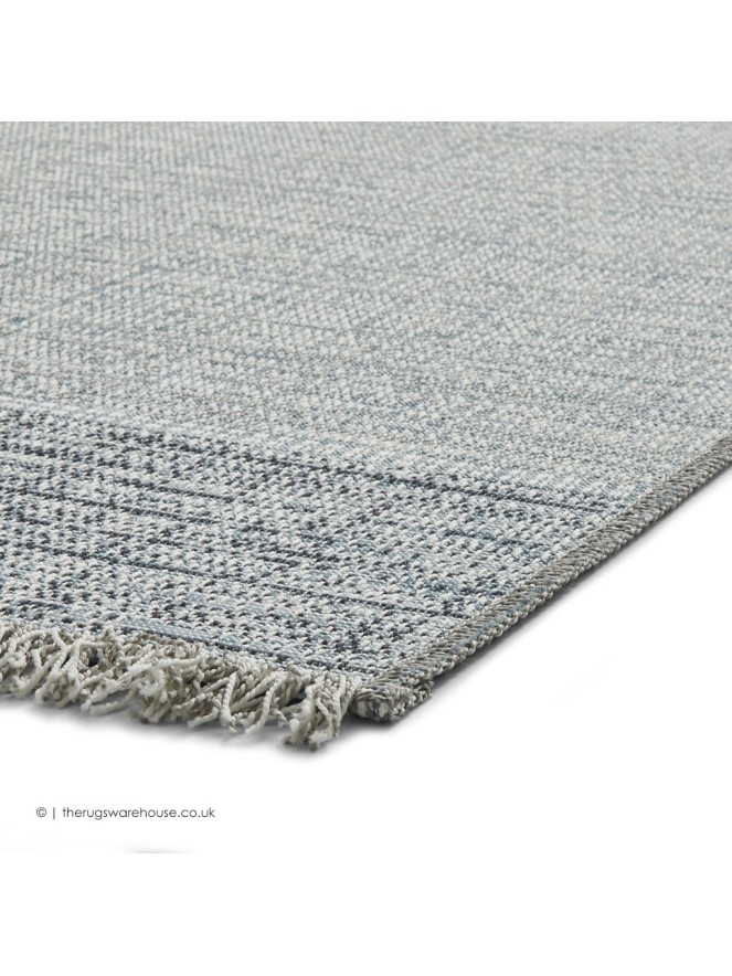 Tweed Outdoor Beige Blue Rug - 6