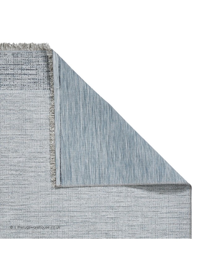 Tweed Outdoor Beige Blue Rug - 8