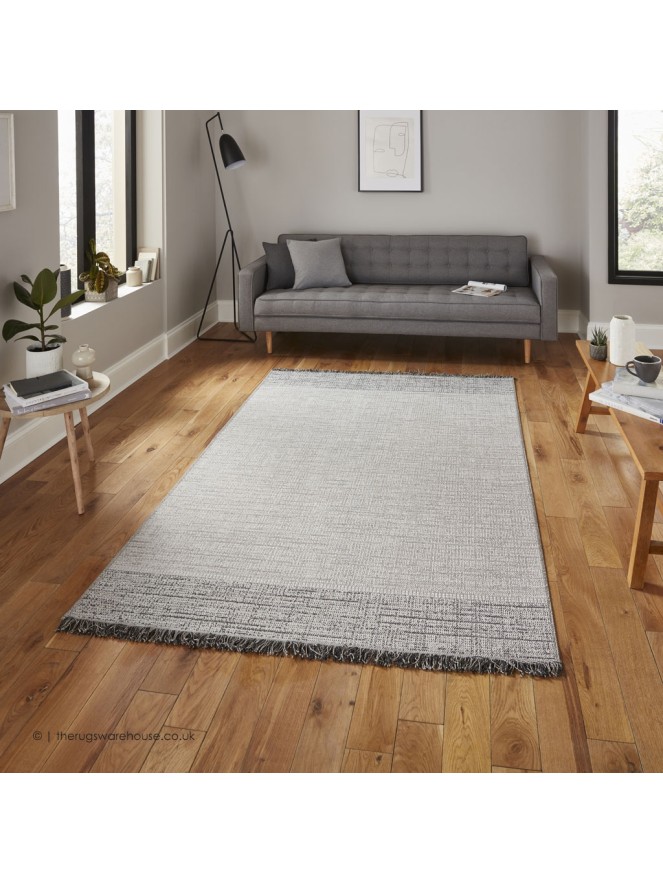 Tweed Outdoor Silver Rug - 3