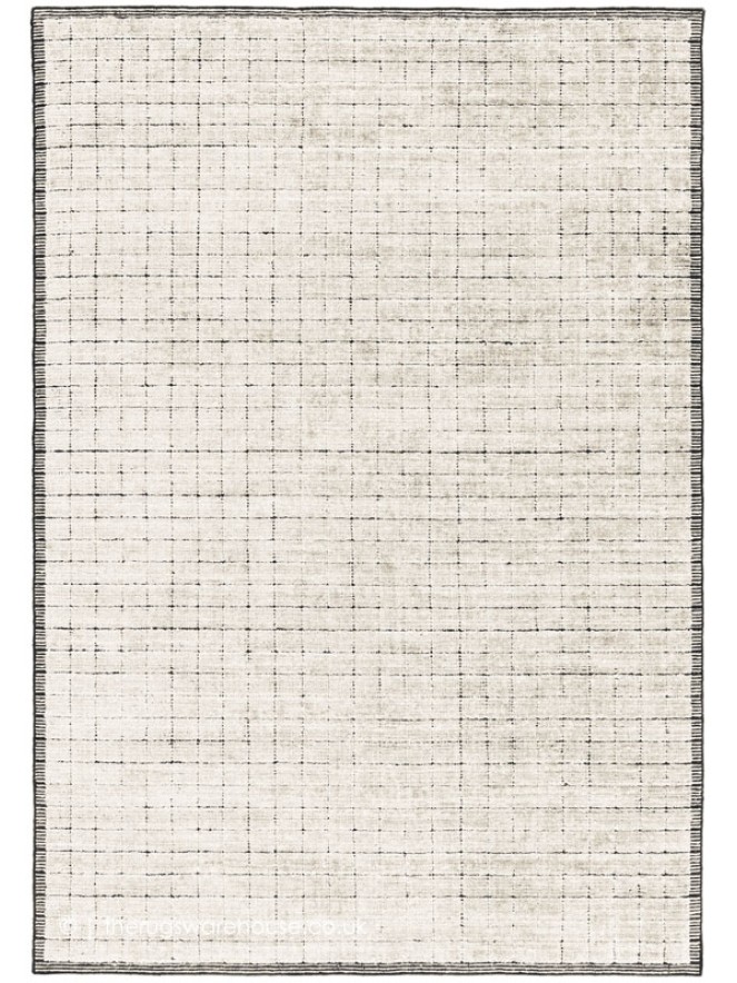 Mesh Cream Rug - 7