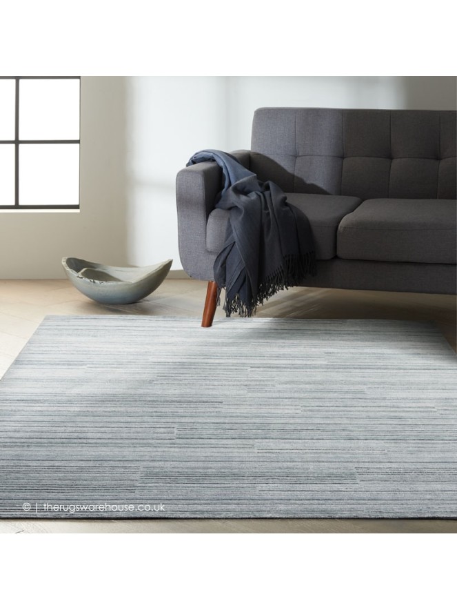 Abyss Blue Grey Rug - 2