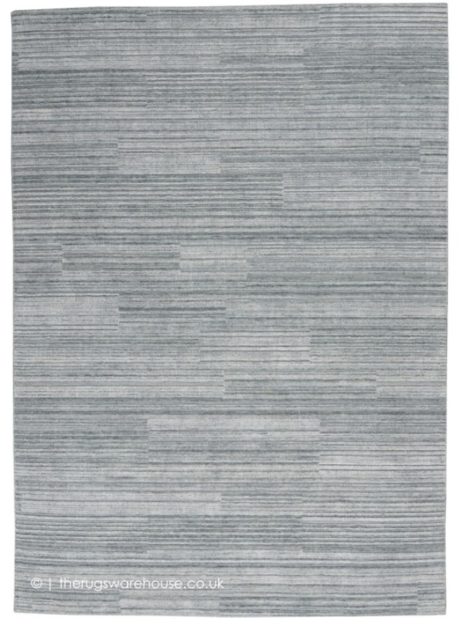 Abyss Blue Grey Rug - 5