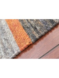 Lagos Geo Orange Rug - Thumbnail - 3