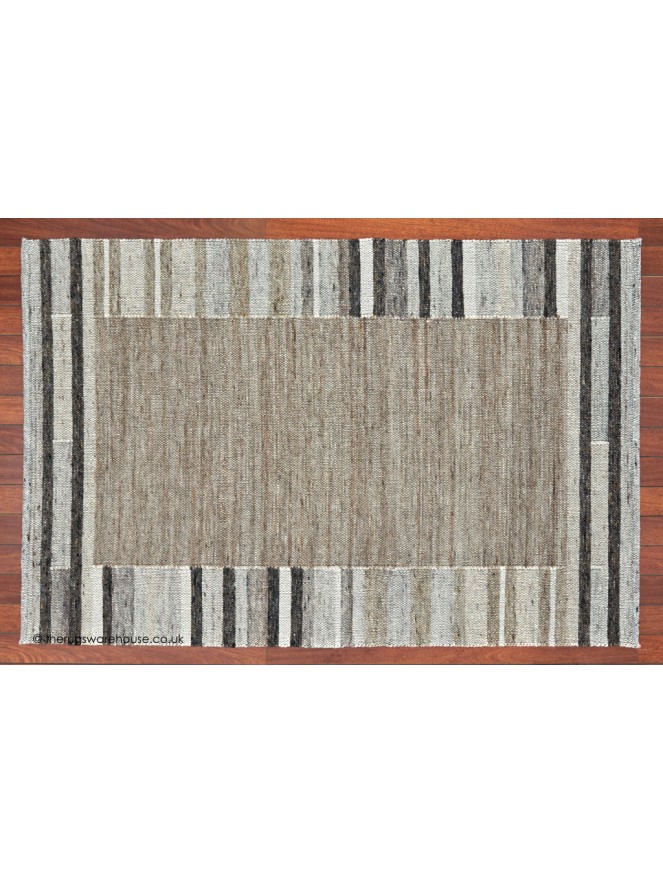 Lagos Border Beige Rug - 6