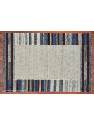 Lagos Border Blue Rug - Thumbnail - 6