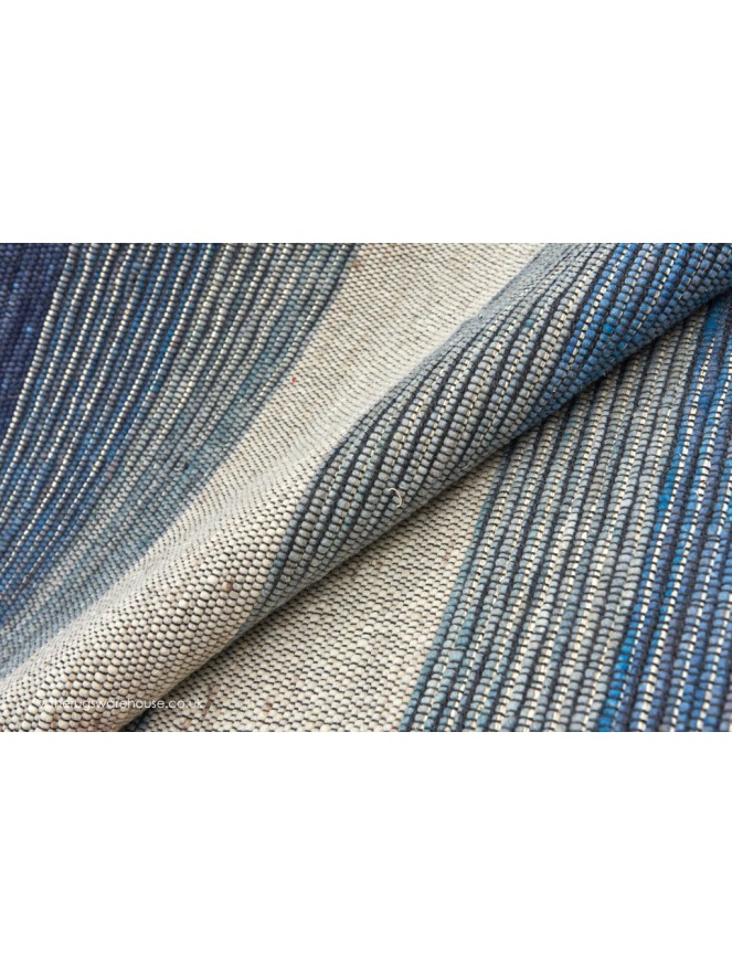 Tiko Stripes Blue Rug - 4