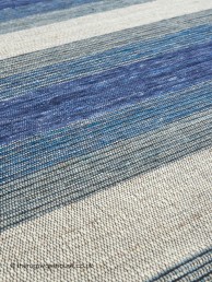 Tiko Stripes Blue Rug - Thumbnail - 5