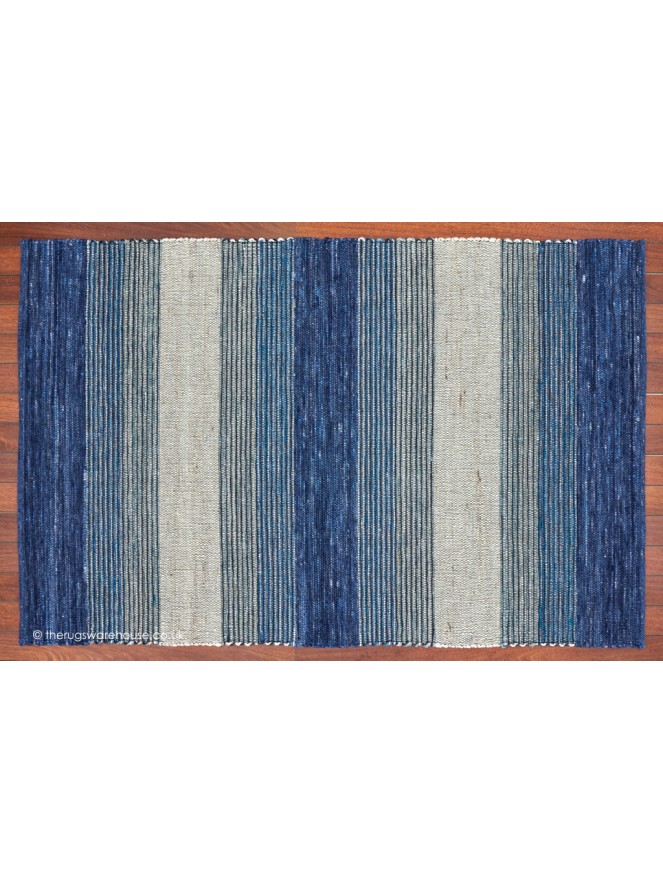 Tiko Stripes Blue Rug - 6