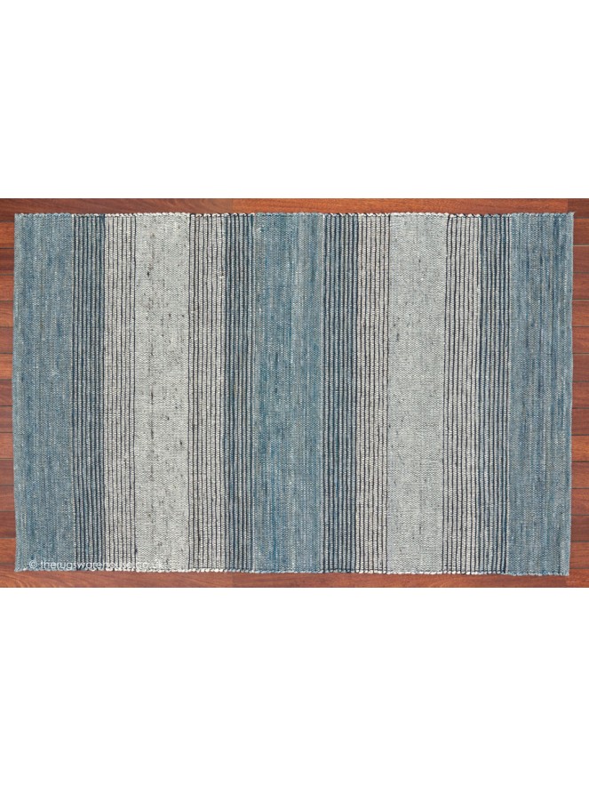 Tiko Stripes Teal Rug - 6