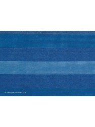 Altea Wide Stripes Blue Rug - Thumbnail - 3