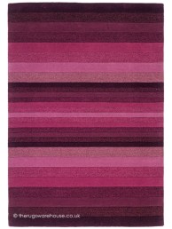 Altea Wide Stripes Purple Rug - Thumbnail - 4