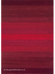 Altea Wide Stripes Red Rug - Thumbnail - 4