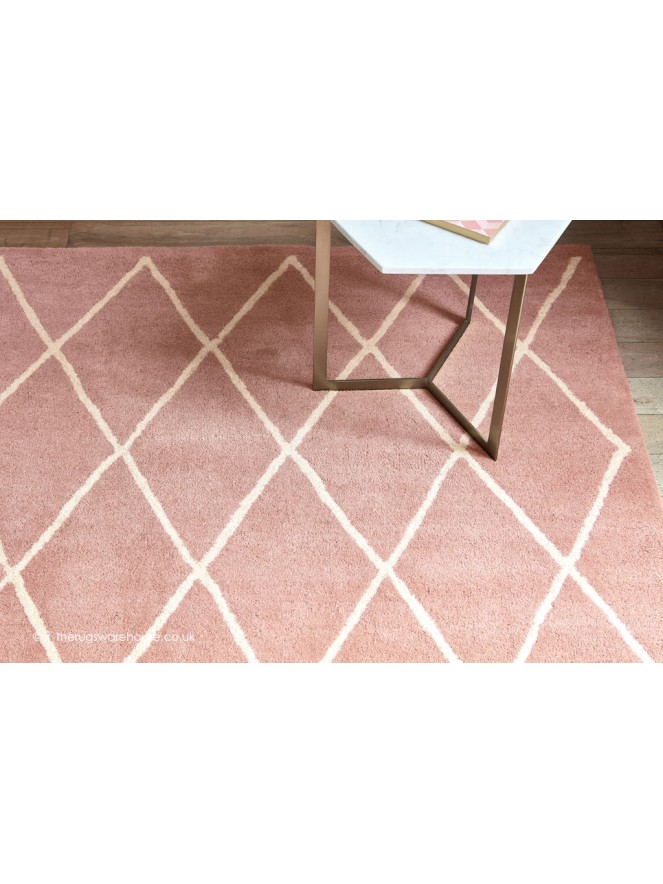 Albany Geo Pink Rug - 2