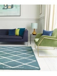 Albany Geo Teal Rug - Thumbnail - 2