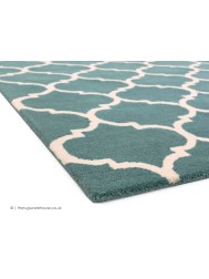 Albany Ogee Duck Egg Rug - Thumbnail - 3