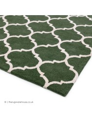 Albany Ogee Green Rug - Thumbnail - 4