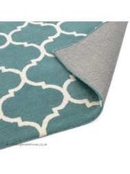 Albany Ogee Duck Egg Rug - Thumbnail - 5