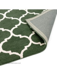 Albany Ogee Green Rug - Thumbnail - 5