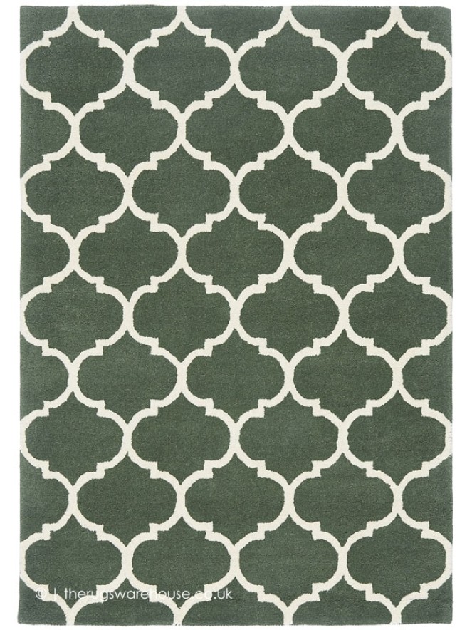 Albany Ogee Green Rug - 6