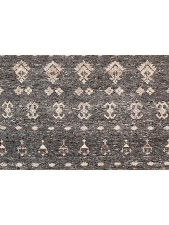 Lawar Grey Circle Rug - 4