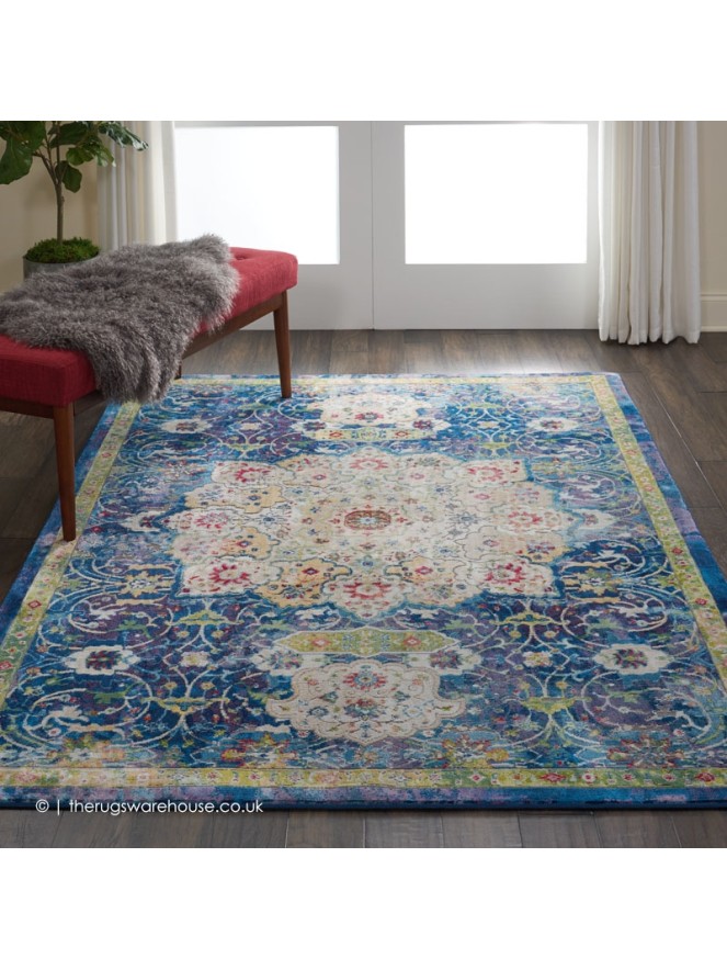 Ankara Blue Rug - 2