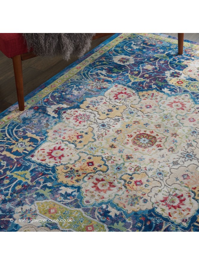 Ankara Blue Rug - 3