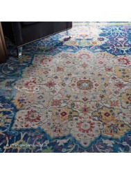 Ankara Blue Rug - Thumbnail - 4