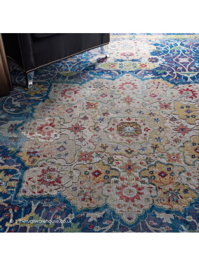 Ankara Blue Rug - 4