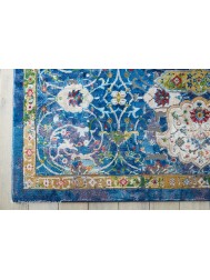 Ankara Blue Rug - Thumbnail - 7