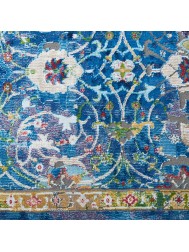 Ankara Blue Rug - Thumbnail - 8