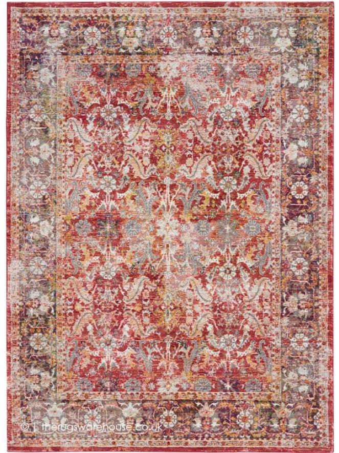 Ankara Red Rug - 9