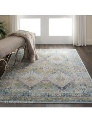 Ankara Blue Green Rug - Thumbnail - 2