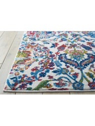 Ankara Ivory Blue Rug - Thumbnail - 6