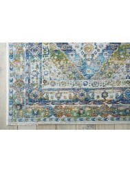 Ankara Blue Green Rug - Thumbnail - 7