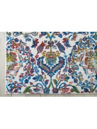 Ankara Ivory Blue Rug - Thumbnail - 8