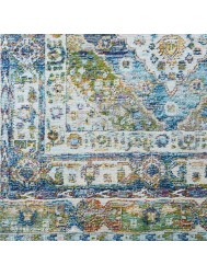 Ankara Blue Green Rug - Thumbnail - 8