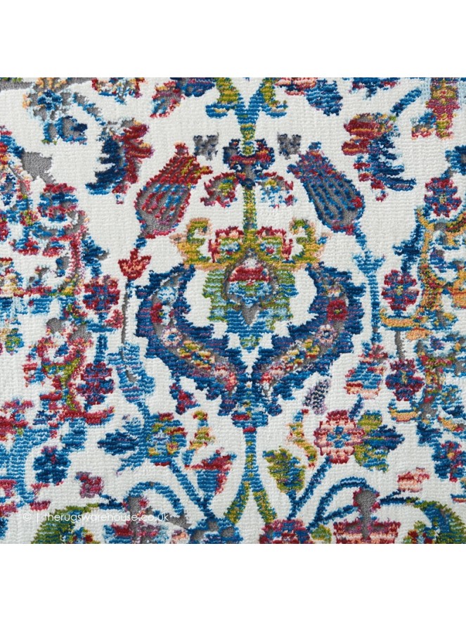 Ankara Ivory Blue Rug - 9