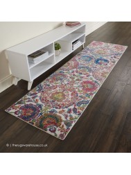 Ankara Ivory Blue Runner - Thumbnail - 2