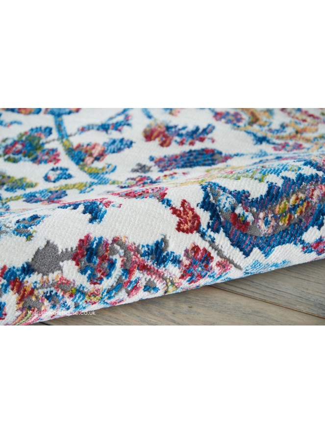 Ankara Ivory Blue Runner - 5