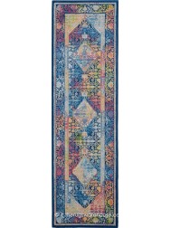 Ankara Blue Multi Runner - Thumbnail - 6